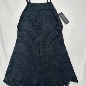 Stone Cold Fox Midnight Lace Romper
